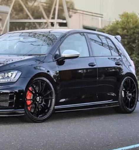 Volkswagen Golf R GTI Base MK7 MK7.5 2015 2016 2017 2018 2019 2020 2021 with Aftermarket Parts - Side Skirts Carbon Fiber from Aero Republic