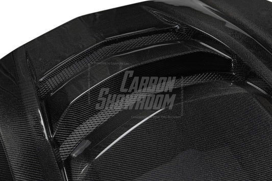 Chevrolet Corvette C7 Base Stingray Z06 Z51 2014-2019 with Aero Republic's Aftermarket Parts - ZR1 Style Hood Bonnet Carbon Fiber / FRP