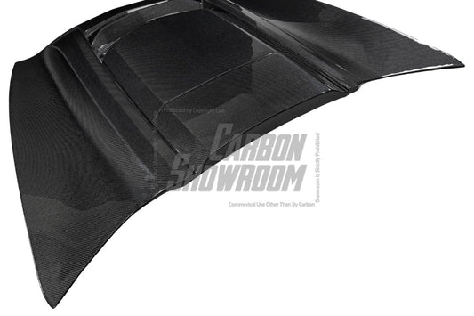 Chevrolet Corvette C7 Base Stingray Z06 Z51 2014-2019 with Aero Republic's Aftermarket Parts - ZR1 Style Hood Bonnet Carbon Fiber / FRP