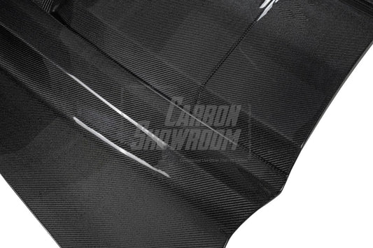 Chevrolet Corvette C7 Base Stingray Z06 Z51 2014-2019 with Aero Republic's Aftermarket Parts - ZR1 Style Hood Bonnet Carbon Fiber / FRP