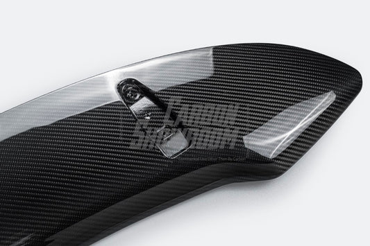Porsche 911 992.1 Turbo/Turbo S 2020 2021 2022 2023 2024 with Aftermarket Parts - OEM Replacement Style Rear Wing Carbon Fiber / FRP from Aero Republic