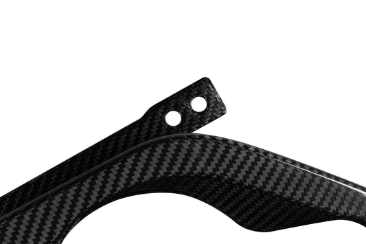 BMW M2 M2C G87 2023 2024 with Aftermarket Parts - MP Style / Center Quad Exit Rear Bumper Center Diffuser Plate Pre-preg Carbon Fiber from Aero Republic