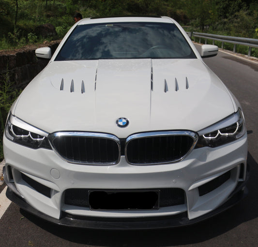 BMW 5 Series M550i 540i 530i G30 (fits both Pre-LCI & LCI) 2017 2018 2019 2020 2021 2022 2023 & M5/M5C F90 (Fits Both Pre-LCI & LCI) 2018-ON with Aftermarket Parts - Hood Carbon Fiber from Aero Republic