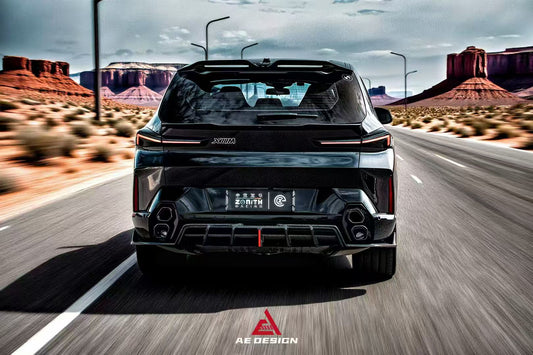 BMW XM / XM Label Red G09 2023-ON with Aftermarket Parts - AE Rear Diffuser & Canards Pre-preg Carbon Fiber from ArmorExtend