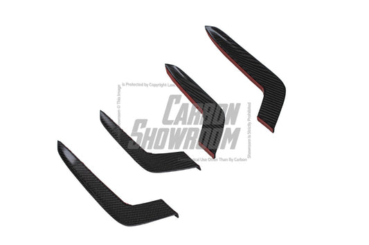 Audi RS5 B9.5 2020 2021 2022 2023 2024 with Aftermarket Parts - AE Style Front Canards Carbon Fiber from ArmorExtend