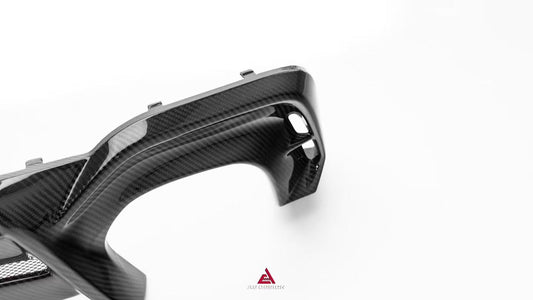 Audi RS5 B9.5 2020 2021 2022 2023 2024 2025 with Aftermarket Parts - AE V2 Style Rear Diffuser & Canards Dry Pre-preg Carbon Fiber from ArmorExtend