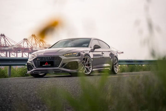 Audi RS5 B9 B9.5 2017 2018 2019 2020 2021 2022 2023 2024 2025 with Aftermarket Parts - AE Style Front Fenders Carbon Fiber from ArmorExtend