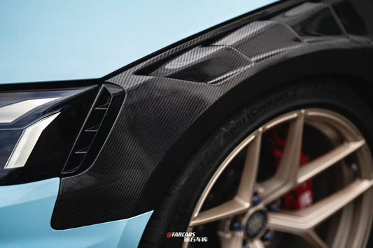 Audi RS5 B9 B9.5 2017 2018 2019 2020 2021 2022 2023 2024 2025 with Aftermarket Parts - AE Style Front Fenders Carbon Fiber from ArmorExtend