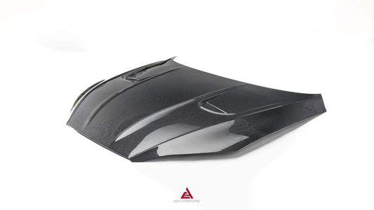 Audi RS5 S5 A5 B9 B9.5 2017 2018 2019 2020 2021 2022 2023 2024 with Aftermarket Parts - AE Style Hood Bonnet Carbon Fiber from ArmorExtend