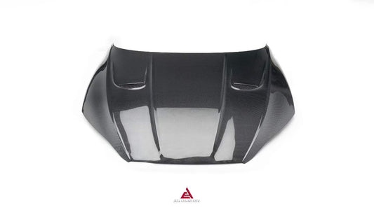 Audi RS5 S5 A5 B9 B9.5 2017 2018 2019 2020 2021 2022 2023 2024 with Aftermarket Parts - AE Style Hood Bonnet Carbon Fiber from ArmorExtend