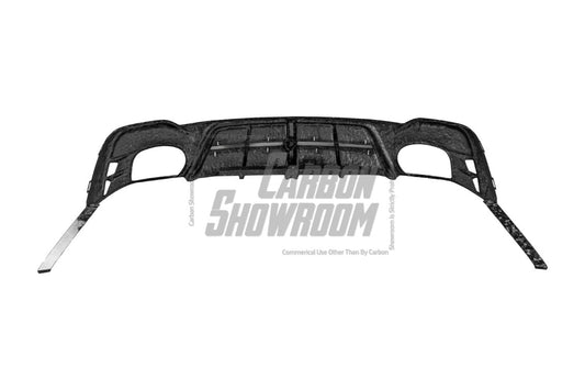 Audi RS6 C8 2020 2021 2022 2023 2024 & RS7 C8 2020 2021 2022 2023 2024 with Aftermarket Parts - AE Rear Diffuser & Canards Carbon Fiber from ArmorExtend
