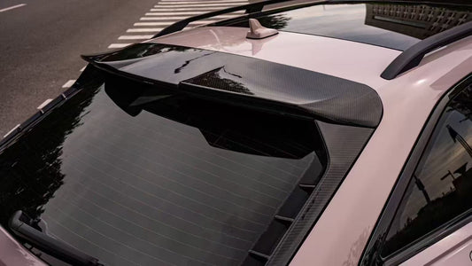 Audi A6 Allroad C8 2020-ON with Aftermarket Parts - V2 Style Rear Roof Spoiler Pre-preg Carbon Fiber from Karbel Carbon