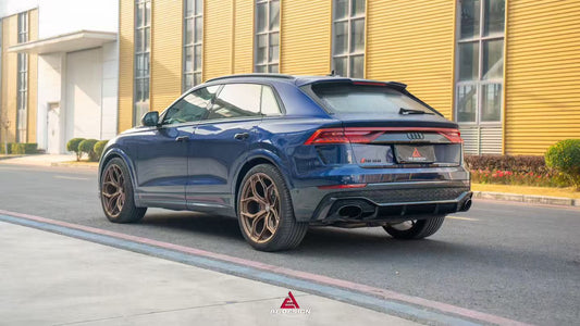 Audi Q8 SQ8 RSQ8 2020 2021 2022 2023 2024 with Aftermarket Parts - AE Rear Spoiler Carbon Fiber from ArmorExtend
