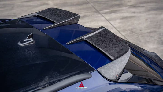 Audi RSQ8 2021 2022 2023 2024 with Aftermarket Parts - AE Roof Spoiler Pre-preg Carbon Fiber from ArmorExtend