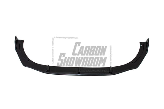 Audi S4 / A4 (With S-line Bumper) B9.5 2020 2021 2022 2023 2024 with Aftermarket Parts - AE Style Front Lip Carbon Fiber from ArmorExtend