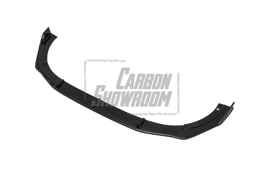 Audi S4 / A4 (With S-line Bumper) B9.5 2020 2021 2022 2023 2024 with Aftermarket Parts - AE Style Front Lip Carbon Fiber from ArmorExtend