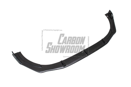 Audi S4 / A4 (With S-line Bumper) B9.5 2020 2021 2022 2023 2024 with Aftermarket Parts - AE Style Front Lip Carbon Fiber from ArmorExtend