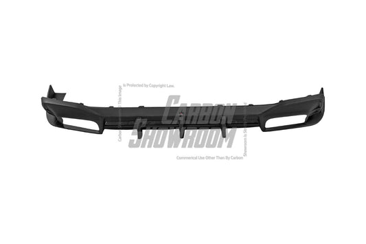 Audi S4 / A4 (With S-line Bumper) B9.5 2020 2021 2022 2023 2024 with Aftermarket Parts - AE Style Rear Diffuser Carbon Fiber from ArmorExtend