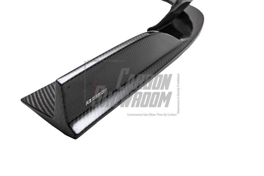 Audi S4 / A4 (With S-line Bumper) B9.5 2020 2021 2022 2023 2024 with Aftermarket Parts - AE Style Rear Diffuser Carbon Fiber from ArmorExtend