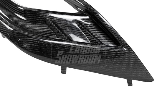 Audi S5 A5 (with s-line bumper, does not base model) B9.5 2020 2021 2022 2023 2024 with Aftermarket Parts - AE Rear Diffuser & Canards Carbon Fiber from ArmorExtend 