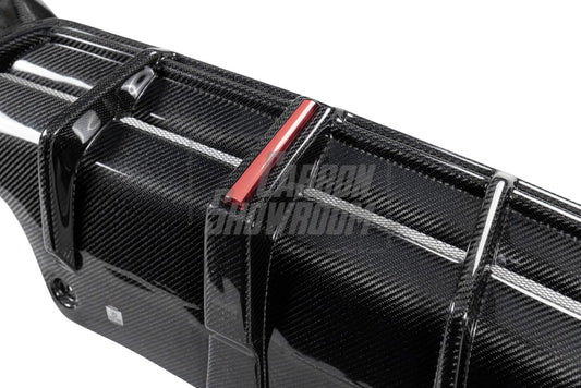 Audi S5 A5 (with s-line bumper, does not base model) B9.5 2020 2021 2022 2023 2024 with Aftermarket Parts - AE Rear Diffuser & Canards Carbon Fiber from ArmorExtend 