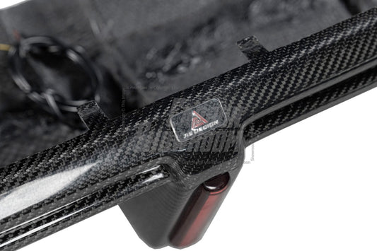 Audi S5 A5 (with s-line bumper, does not base model) B9.5 2020 2021 2022 2023 2024 with Aftermarket Parts - AE Rear Diffuser & Canards Carbon Fiber from ArmorExtend 