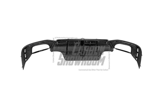 Audi S5 A5 (with s-line bumper, does not base model) B9.5 2020 2021 2022 2023 2024 with Aftermarket Parts - AE Rear Diffuser & Canards Carbon Fiber from ArmorExtend 