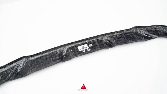 Audi S7 A7 (with S-bumper) C8 2019-ON with Aftermarket Parts - ART V2 Style Front Lip Dry Pre-preg Carbon Fiber from ArmorExtend