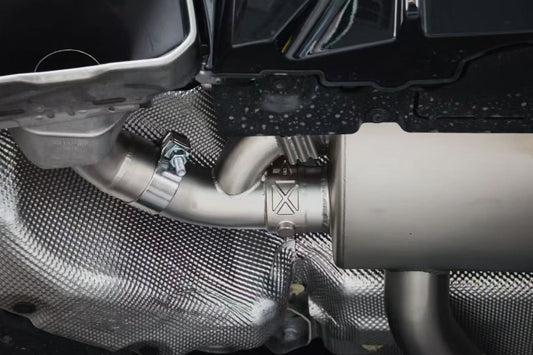 BMW 2 Series M240 G42 2022-ON with Aftermarket Parts - Catback Exhaust with Valve Dual Tips Exit Stainless Steel / Titanium from ArmorExtend
