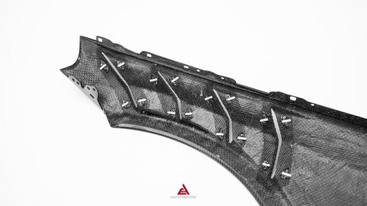 BMW 2 Series M240i 230i G42 2020-ON with Aftermarket Parts - ART Front Fenders Dry Pre-preg Carbon from ArmorExtend