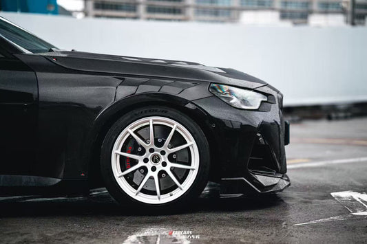 BMW 2 Series M240i 230i G42 2020-ON with Aftermarket Parts - ART Front Fenders Dry Pre-preg Carbon from ArmorExtend