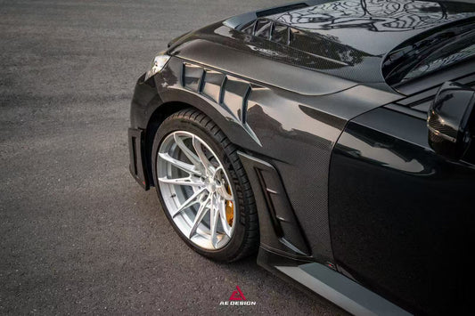 BMW M2 / C G87 2023 2024 &amp; 2 Series 230i M240i G42 2022 2023 2024 with Aftermarket Parts - AE Style Hood Bonnet Double-sided Carbon Fiber from ArmorExtend