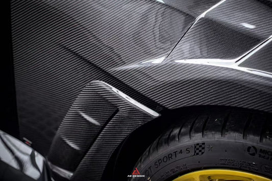 BMW 2 Series M240i 230i G42 2020-ON with Aftermarket Parts - ART Front Fenders Dry Pre-preg Carbon from ArmorExtend