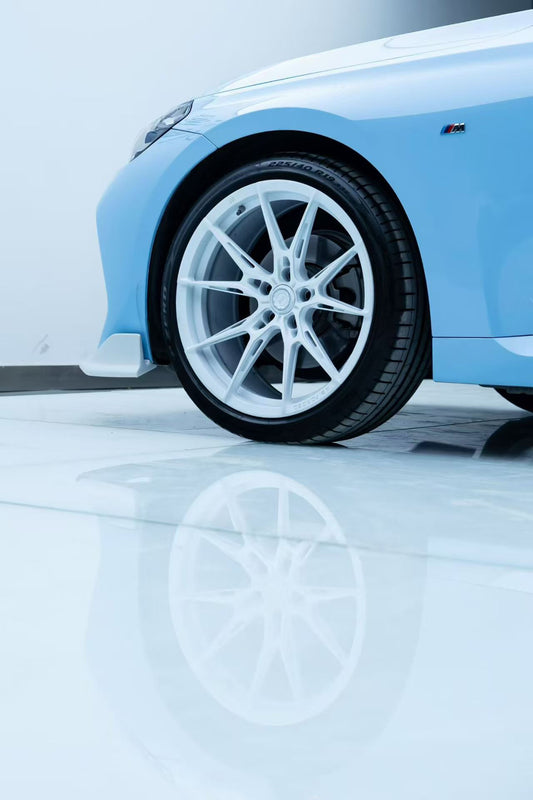 BMW 2 Series M240i 230i (With M-Package Bumper, does not fit base model) G42 2022-ON with Aftermarket Parts - AE Style Front Lip ABS from ArmorExtend