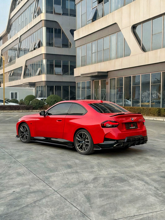 BMW 2 Series M240i 230i G42 2022-ON with Aftermarket Parts - AE Style Side Skirts ABS from ArmorExtend