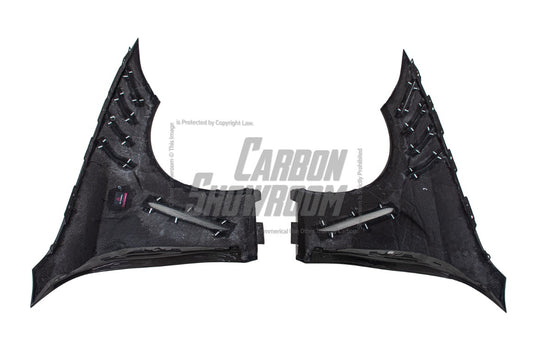 BMW 3 Series 330i M340i G20 G21 (Fits both Pre-LCI & LCI) 2019 2020 2021 2022 2023 2024 with Aftermarket Parts - AE Style Front Fenders Carbon Fiber from ArmorExtend