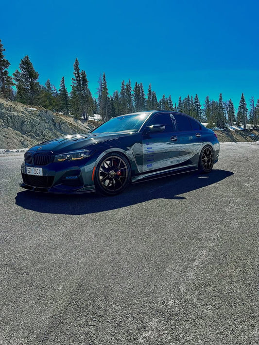 BMW 3 Series 330i M340i G20 G21 (Fits both Pre-LCI & LCI) 2019 2020 2021 2022 2023 2024 with Aftermarket Parts - AE Style Front Fenders Carbon Fiber from ArmorExtend