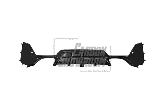 BMW 3 Series 330i (With M-Package Bumper, does not fit base model) M340i G20 G21 LCI 2023 2024 with Aftermarket Parts - Plustic Style Rear Diffuser & Canards ABS from ArmorExtend