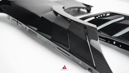 BMW 4 Series M440 430 G22 G23 2020-ON with Aftermarket Parts - ART Front Fenders Dry Pre-preg Carbon Fiber from ArmorExtend