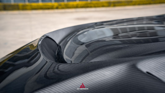 BMW 4 Series M440 430 G22 G23 2020-ON & 4 Series M440 430 G26 2022-ON with Aftermarket Parts - ART Hood Bonnet Dry Pre-preg Carbon Fiber from ArmorExtend