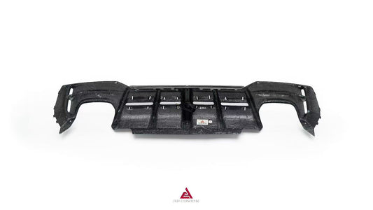 BMW 4 Series M440 430 G22 G23 2020-ON with Aftermarket Parts - ART Rear Diffuser & Canards Dry Pre-preg Carbon Fiber from ArmorExtend