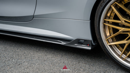 BMW 4 Series M440 430 G22 G23 2020-ON with Aftermarket Parts - ART Side Skirts Dry Pre-preg Carbon Fiber from ArmorExtend
