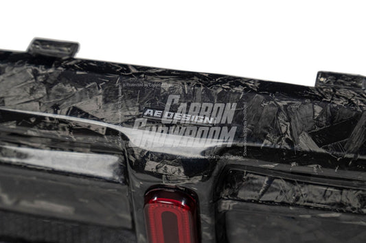 BMW 8 Series M850i 840i (With M-Package Bumper) G14 G15 G16 2018 2019 2020 2021 2022 2023 2024 with Aftermarket Parts - AE Style Front Canards Carbon Fiber from ArmorExtend 