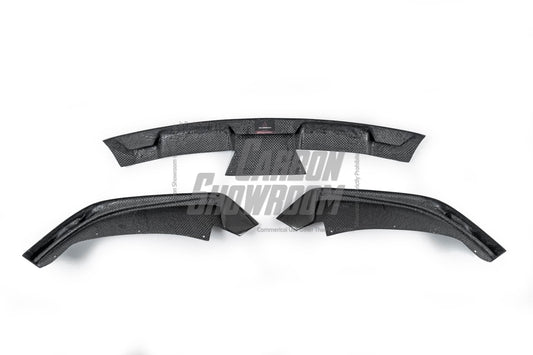 BMW 5 Series M550i 540i (With M-Package Bumper) G30 G31 LCI 2021 2022 2023 2024 with Aftermarket Parts - AE Style Front Lip Carbon Fiber from ArmorExtend