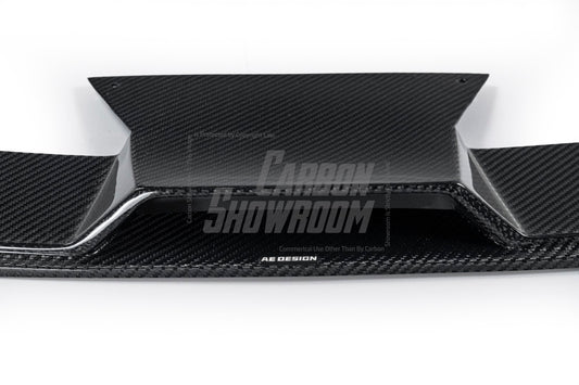 BMW 5 Series M550i 540i (With M-Package Bumper) G30 G31 LCI 2021 2022 2023 2024 with Aftermarket Parts - AE Style Front Lip Carbon Fiber from ArmorExtend