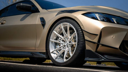 BMW M3 G80 G81 2021 2022 2023 2024 & M4 G82 G83 2021 2022 2023 2024 with Aftermarket Parts - AE Style Front Fenders Carbon Fiber from ArmorExtend