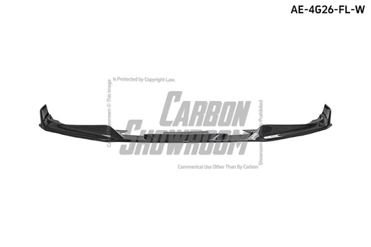 BMW I4 M50 / e Drive 40 (with M-package bumper, does not fit base model) I4 M50 / e Drive 40 & 4 Series Gran Coupe M440i 430i (with M-package bumper, does not fit base model) G26 2022 2023 2024 with Aftermarket Parts - AE Style Front Lip Carbon Fiber / ABS from ArmorExtend