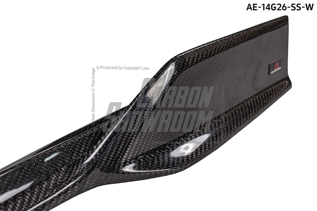 BMW I4 M50 / e Drive 40 & 4 Series Gran Coupe M440i 430i G26 2022 2023 2024 with Aftermarket Parts - AE Style Side Skirts Carbon Fiber from ArmorExtend