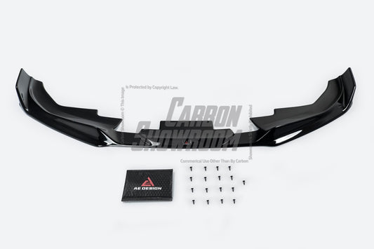BMW I4 M50 / e Drive 40 (with M-package bumper, does not fit base model) I4 M50 / e Drive 40 & 4 Series Gran Coupe M440i 430i (with M-package bumper, does not fit base model) G26 2022 2023 2024 with Aftermarket Parts - AE Style Front Lip Carbon Fiber / ABS from ArmorExtend