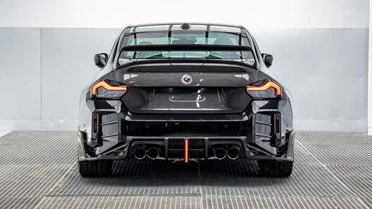 BMW M2/C G87 2023-ON & 2 Series 230i M240i G42 2022 2023 2024 with Aftermarket Parts - ART V1 Style Rear Wing Pre-preg Carbon Fiber from ArmorExtend